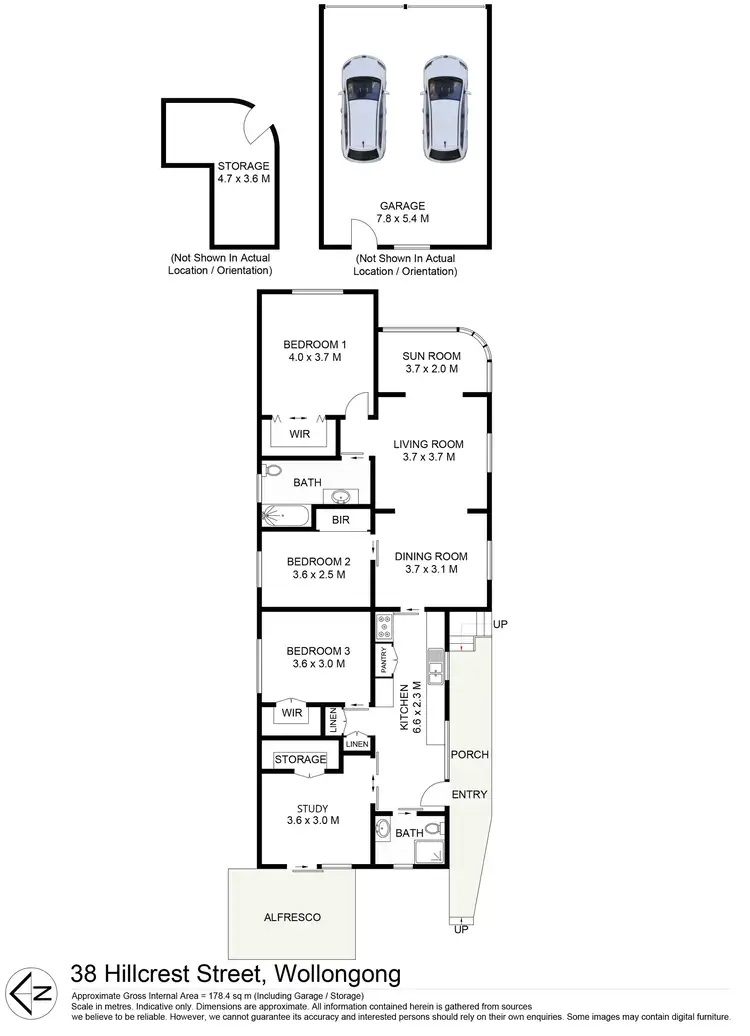 Floorplan of Homely house listing, 38 Hillcrest Street, Wollongong NSW 2500