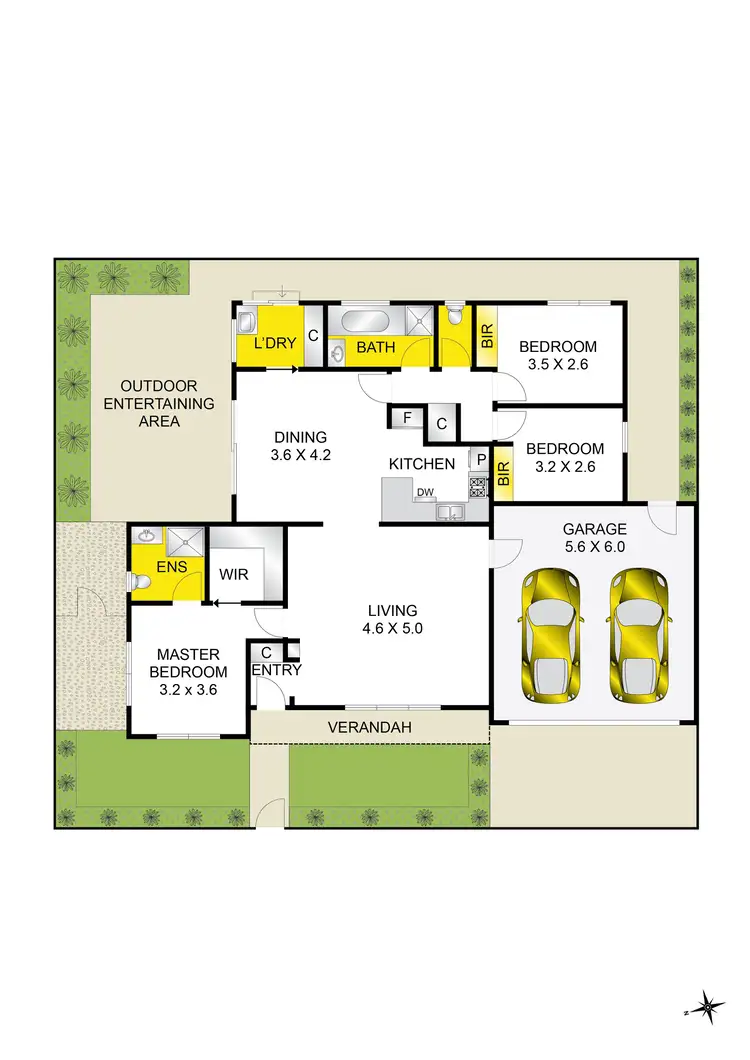 Floorplan of Homely house listing, 46 Reynolds Road, Belmont VIC 3216