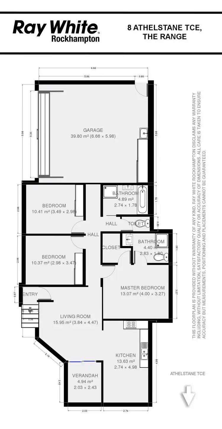 Floorplan of Homely house listing, 8 Athelstane Terrace, The Range QLD 4700