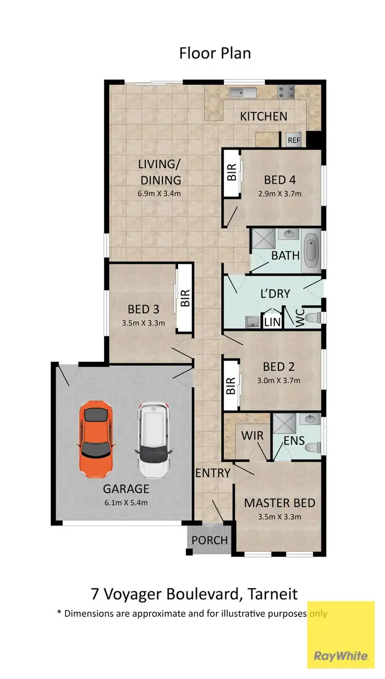 Floorplan of Homely house listing, 7 Voyager Boulevard, Tarneit VIC 3029
