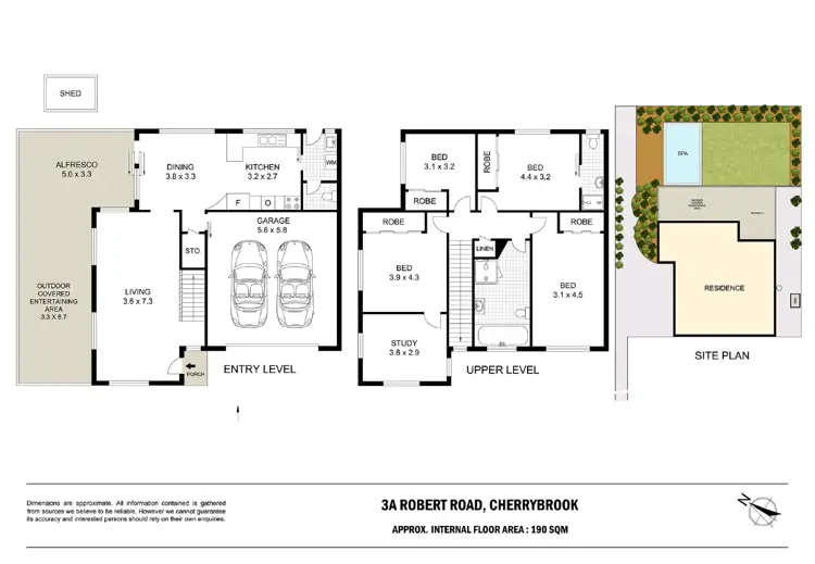 Floorplan of Homely house listing, 3A Robert Road, Cherrybrook NSW 2126