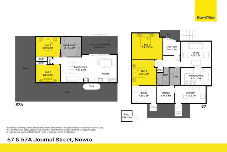Floorplan of Homely house listing, 57 & 57A Journal Street, Nowra NSW 2541