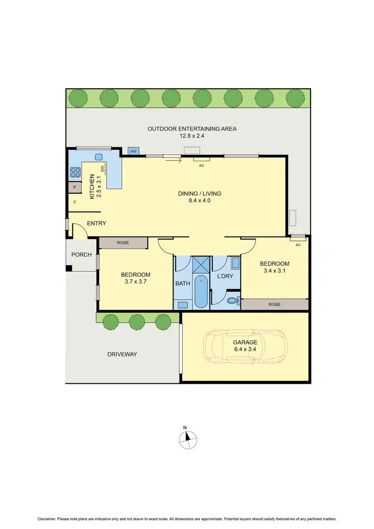 Floorplan of Homely unit listing, 7/2-4 Mckerchar Street, Glenroy VIC 3046