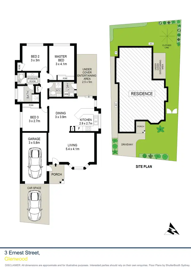 Floorplan of Homely house listing, 3 Ernest Street, Glenwood NSW 2768