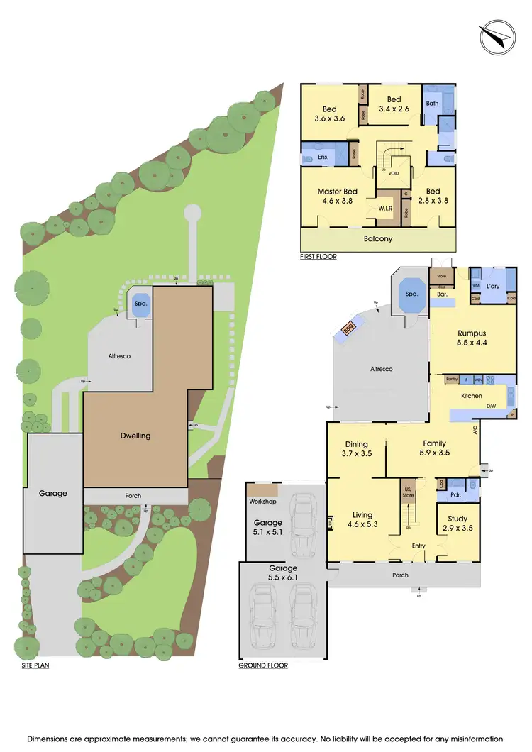 Floorplan of Homely house listing, 48 Mannering Drive, Glen Waverley VIC 3150