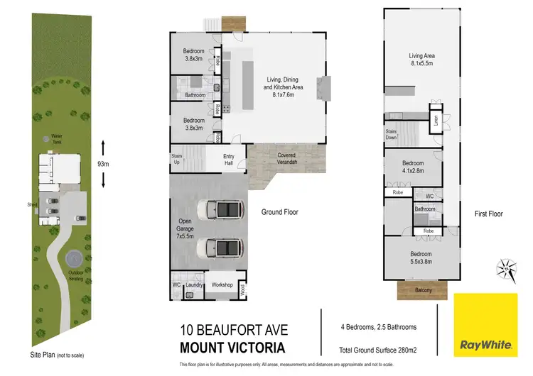 Floorplan of Homely house listing, 10 Beaufort Avenue, Mount Victoria NSW 2786