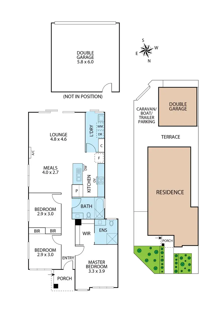 Floorplan of Homely house listing, 21 Hollaway Drive, Mernda VIC 3754