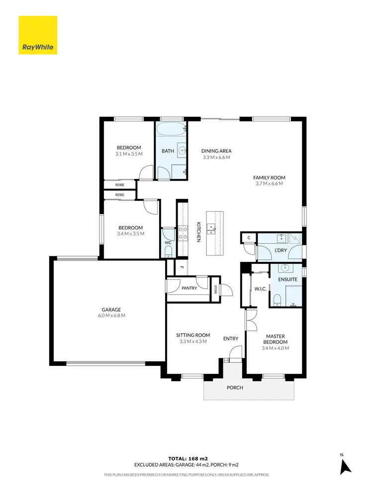 Floorplan of Homely house listing, 3 Yass Court, Manor Lakes VIC 3024