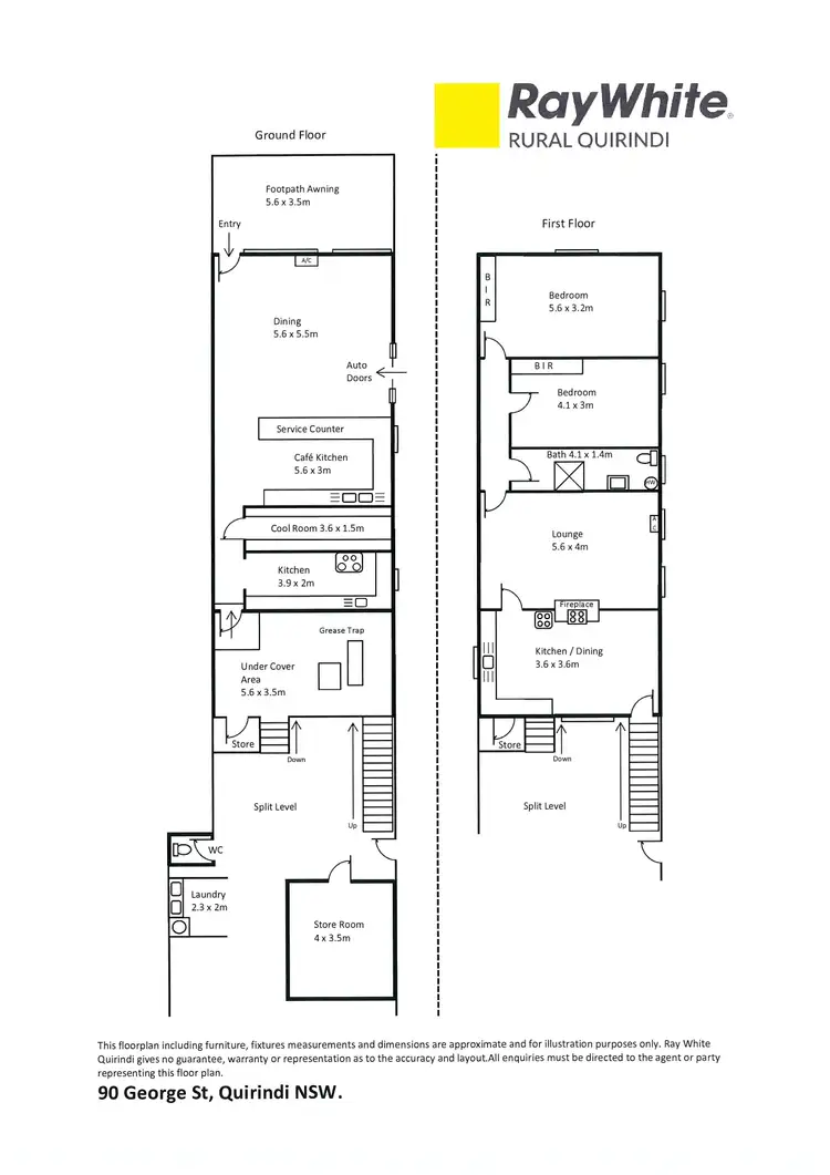 Floorplan of Homely house listing, 90 George Street, Quirindi NSW 2343