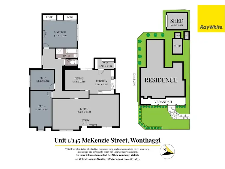 Floorplan of Homely house listing, 1/145 Mckenzie Street, Wonthaggi VIC 3995