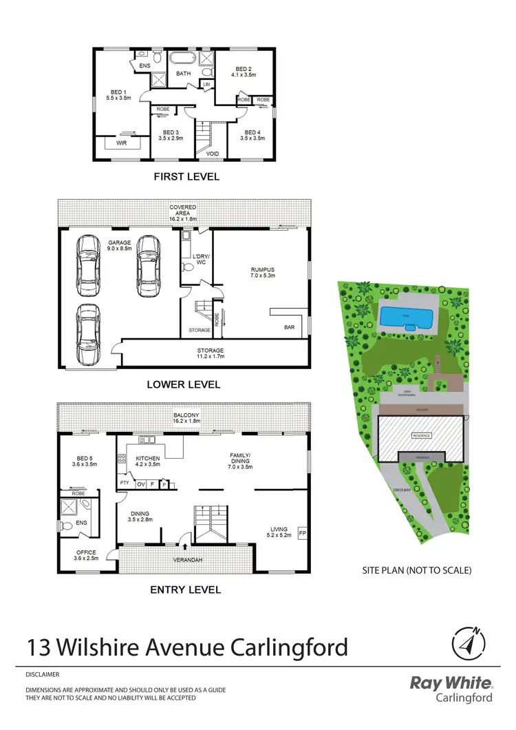 Floorplan of Homely house listing, 13 Wilshire Avenue, Carlingford NSW 2118