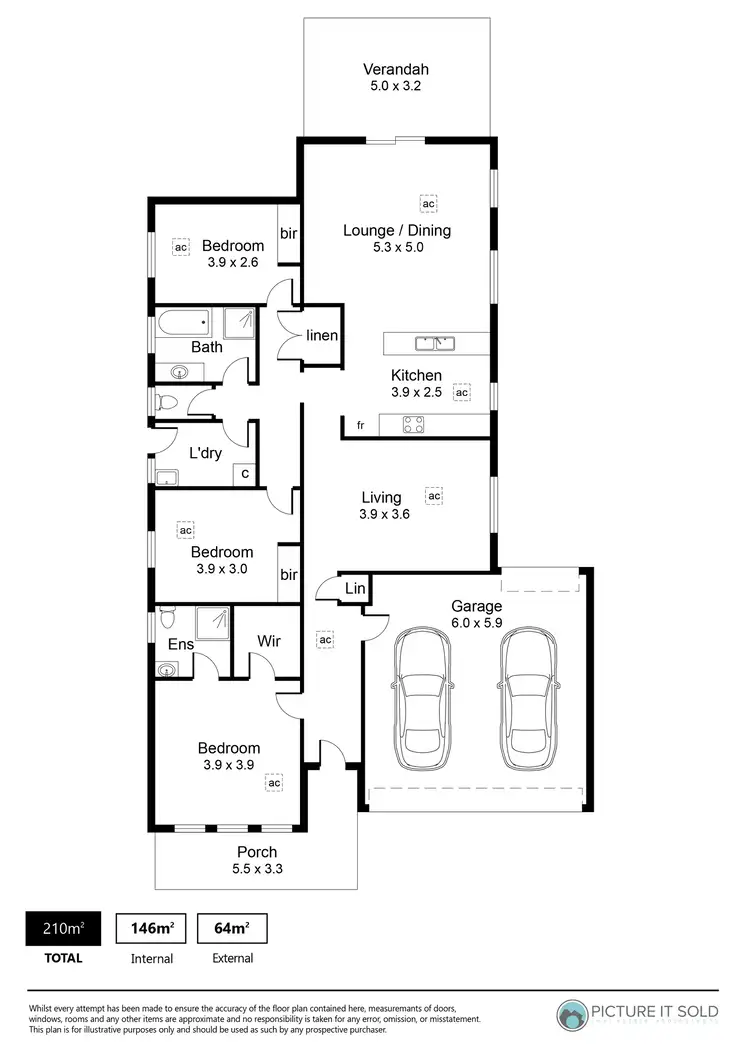 Floorplan of Homely house listing, 43 Faulding Avenue, Munno Para SA 5115
