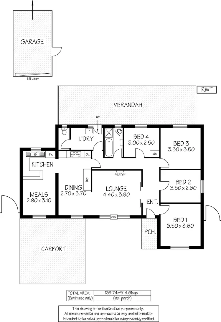 Floorplan of Homely house listing, 16 Jennifer Dr, Happy Valley SA