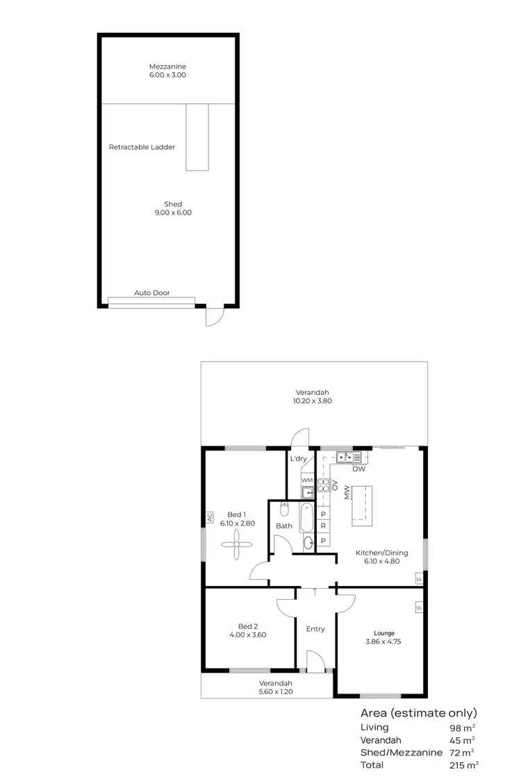 Floorplan of Homely house listing, 99 Victoria Road, Birkenhead SA 5015