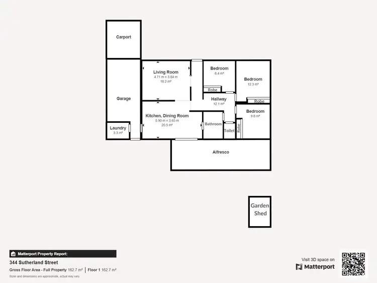 Floorplan of Homely house listing, 344 Sutherland Street, Lavington NSW 2641