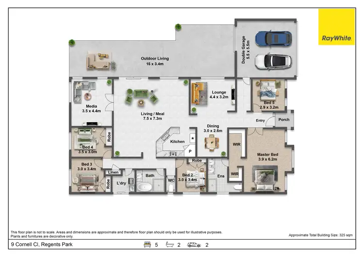 Floorplan of Homely house listing, 9 Cornell Close, Regents Park QLD 4118