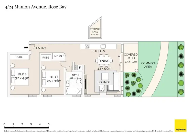 Floorplan of Homely apartment listing, 4/24 Manion Avenue, Rose Bay NSW 2029
