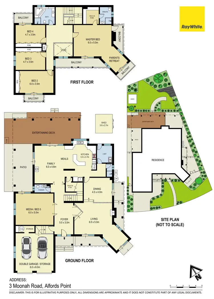 Floorplan of Homely house listing, 3 Moonah Road, Alfords Point NSW 2234