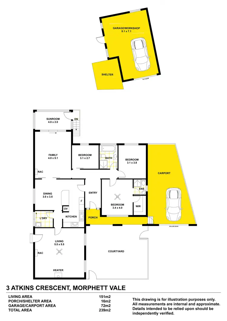 Floorplan of Homely house listing, 3 Atkins Crescent, Morphett Vale SA 5162