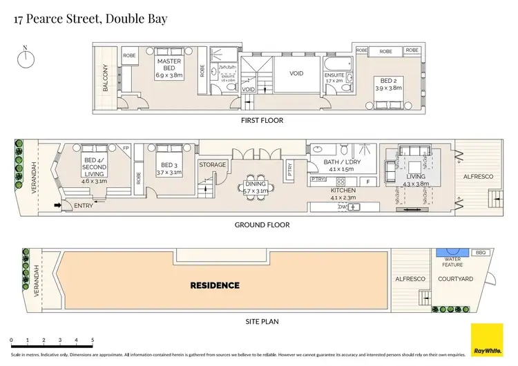 Floorplan of Homely house listing, 17 Pearce Street, Double Bay NSW 2028