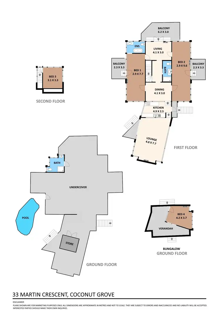 Floorplan of Homely house listing, 33 Martin Crescent, Coconut Grove NT 810