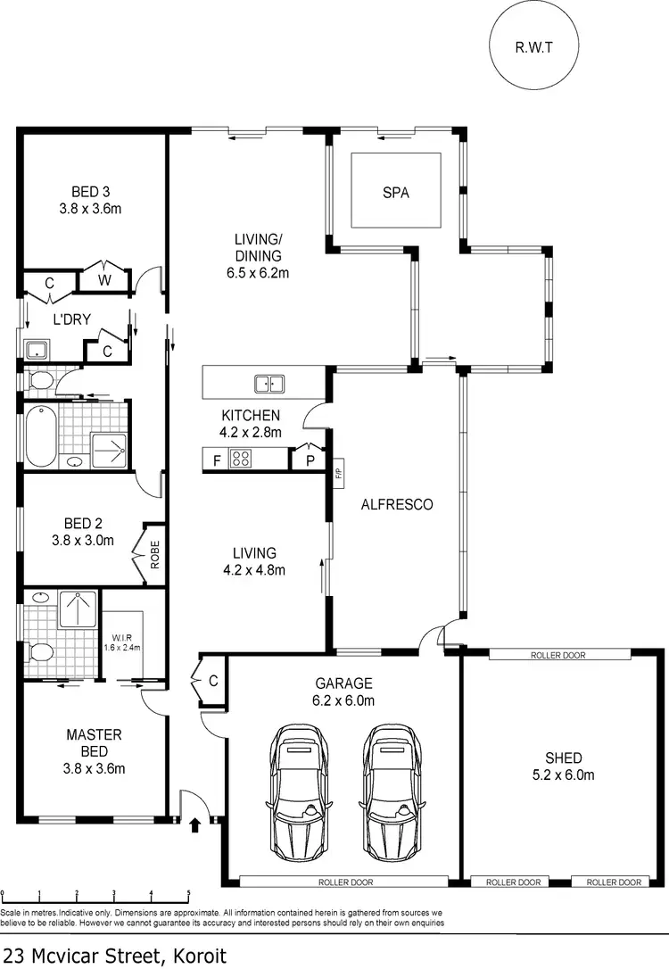 Floorplan of Homely house listing, 23 McVicar Street, Koroit VIC 3282