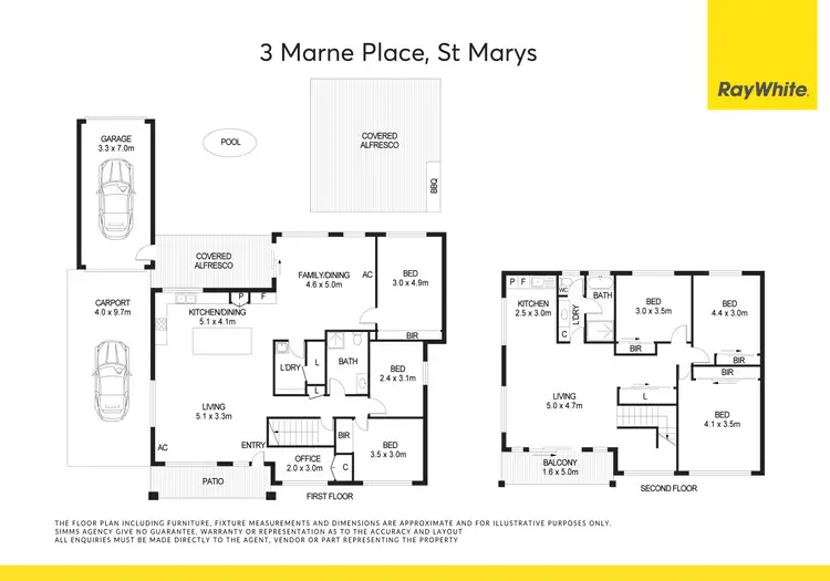 Floorplan of Homely house listing, 3 Marne Place, St Clair NSW 2759