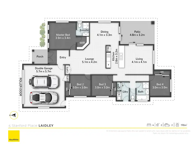 Floorplan of Homely house listing, 5 Stanford Place, Laidley QLD 4341