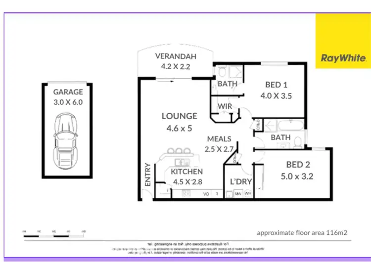 Floorplan of Homely apartment listing, 9/21-27 Sylvan Beach Esplanade, Bellara QLD 4507