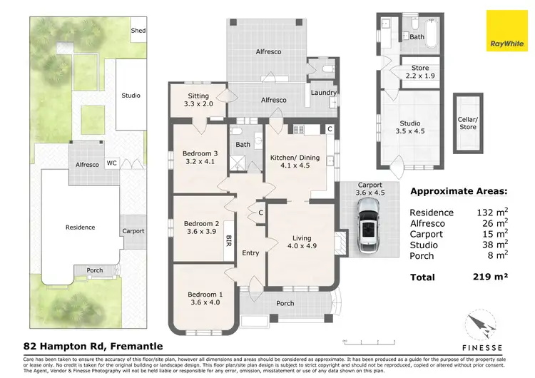 Floorplan of Homely house listing, 82 HAMPTON Road, Fremantle WA 6160