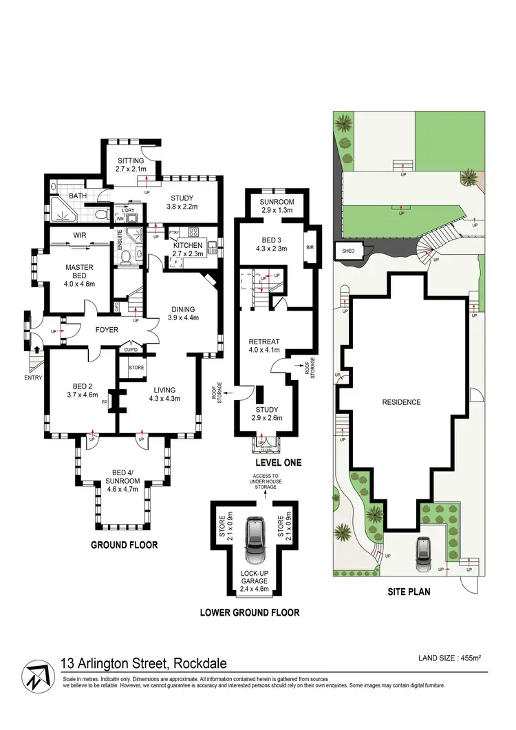 Floorplan of Homely house listing, 13 Arlington Street, Rockdale NSW 2216