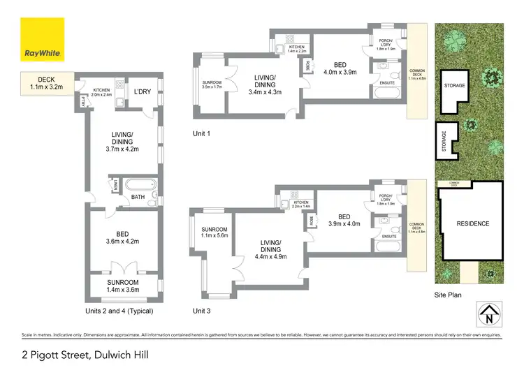Floorplan of Homely block of units listing, 2 Pigott Street, Dulwich Hill NSW 2203