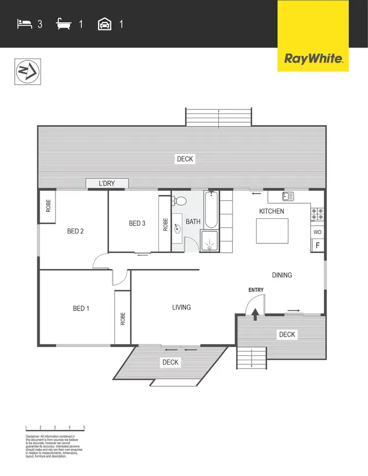 Floorplan of Homely house listing, 36 Cambridge Street, Cook ACT 2614