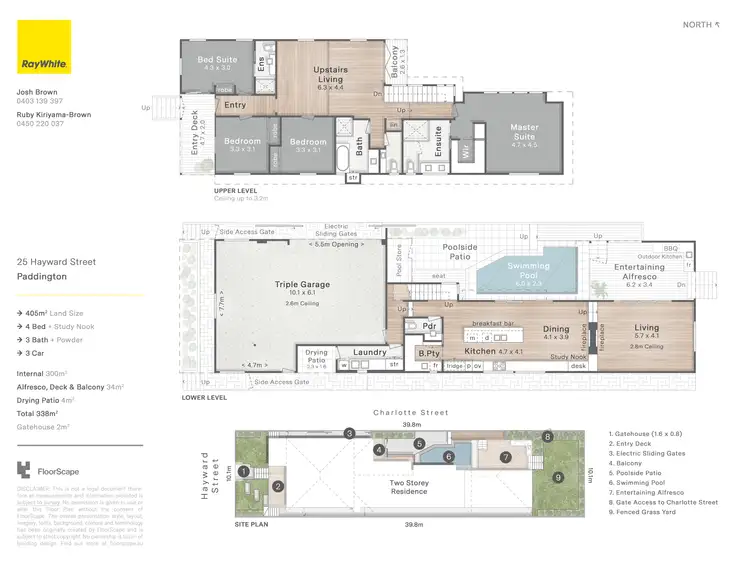 Floorplan of Homely house listing, 25 Hayward Street, Paddington QLD 4064