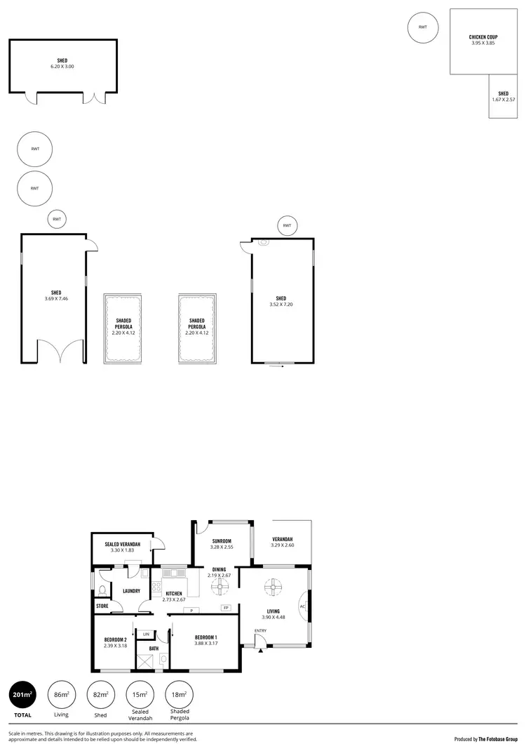 Floorplan of Homely house listing, 6 Lang Street, Milang SA 5256
