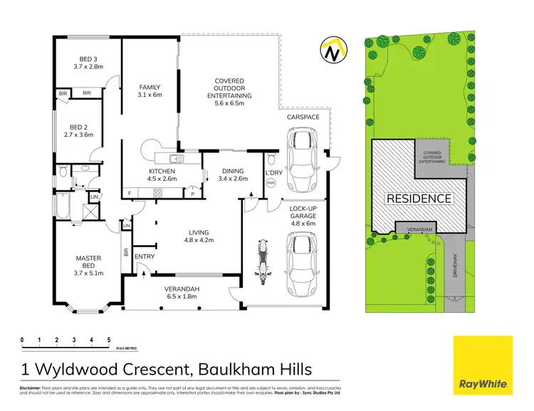 Floorplan of Homely house listing, 1 Wyldwood Crescent, Baulkham Hills NSW 2153