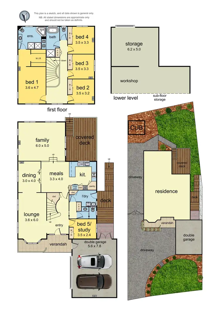 Floorplan of Homely house listing, 18 Lanier Crescent, Croydon North VIC 3136