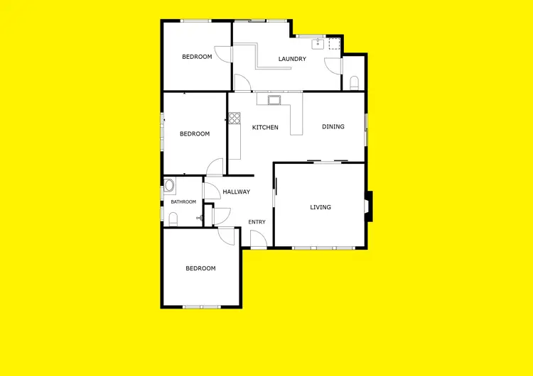 Floorplan of Homely house listing, 852 Fourteenth Street, Mildura VIC 3500