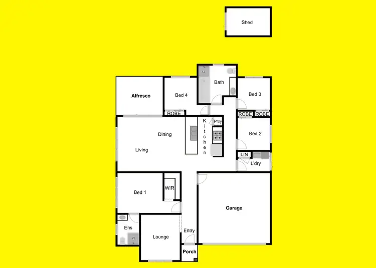 Floorplan of Homely house listing, 37 Luckymack Way, Mildura VIC 3500