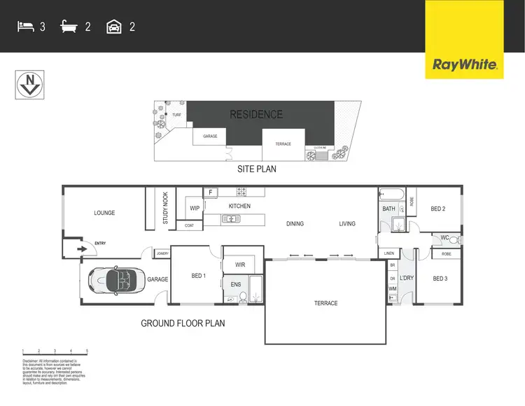 Floorplan of Homely house listing, 1/47 Lee-Steere Crescent, Kambah ACT 2902