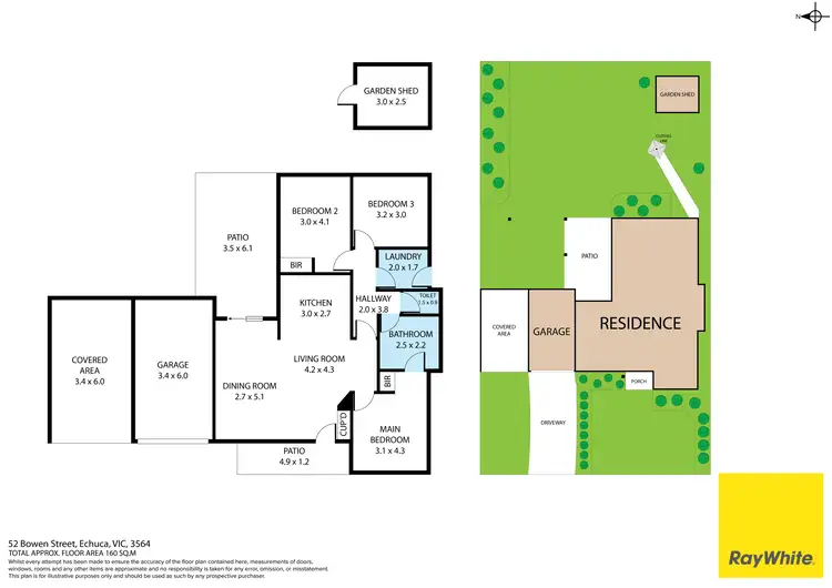 Floorplan of Homely house listing, 52 Bowen Street, Echuca VIC 3564