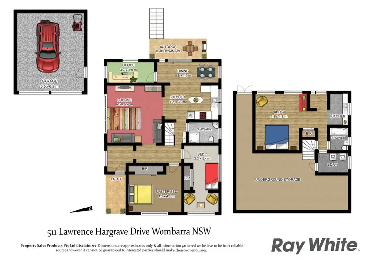 Floorplan of Homely house listing, 511 Lawrence Hargrave Drive, Wombarra NSW 2515