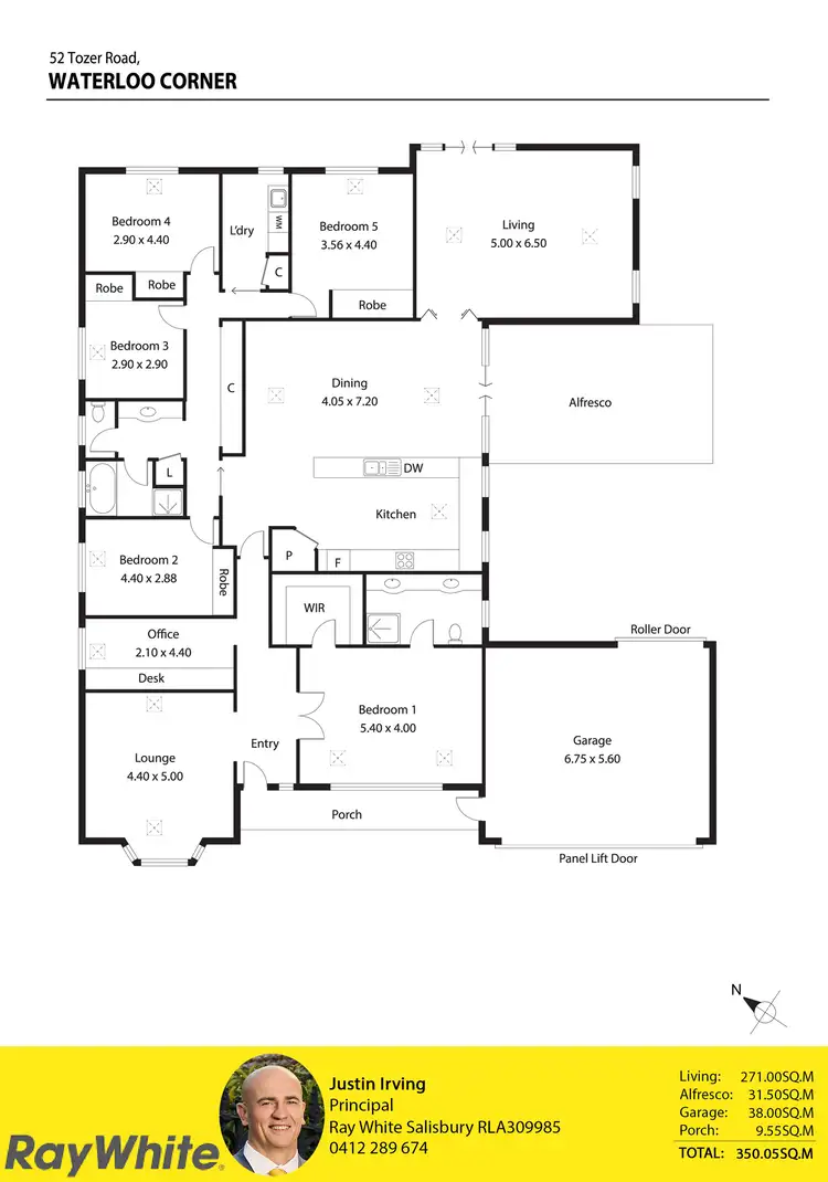 Floorplan of Homely house listing, 52 Tozer Road, Waterloo Corner SA 5110