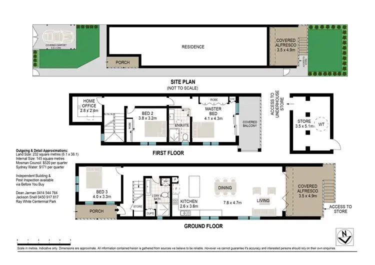 Floorplan of Homely house listing, 44A Bond Street, Mosman NSW 2088