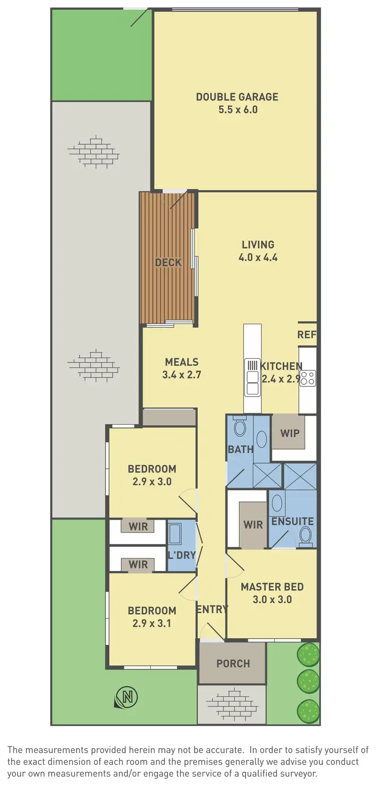 Floorplan of Homely house listing, 16 Muswell Walk, Wyndham Vale VIC 3024
