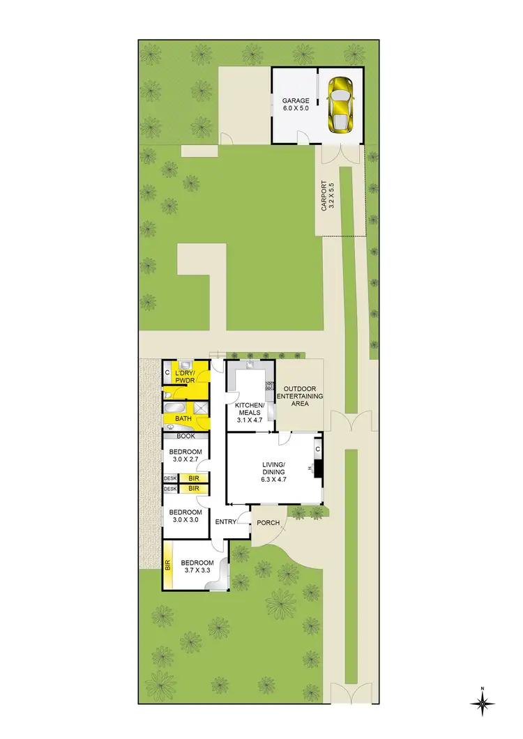 Floorplan of Homely house listing, 56 Summit Avenue, Belmont VIC 3216