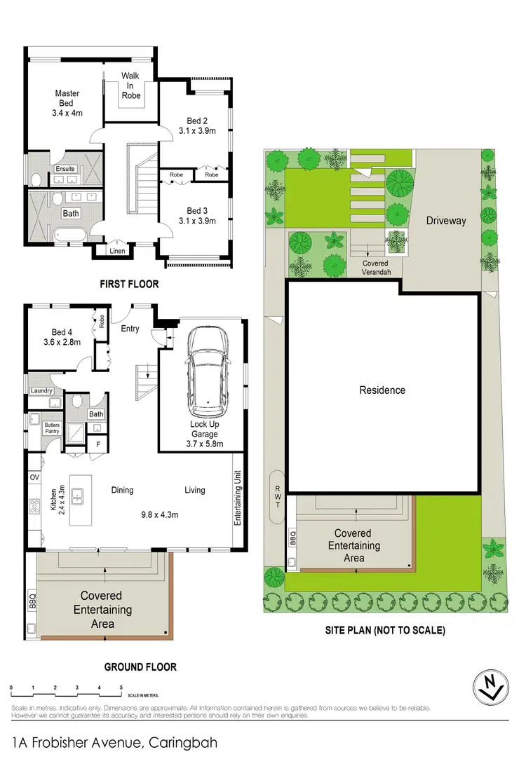 Floorplan of Homely house listing, 1a Frobisher Avenue, Caringbah NSW 2229