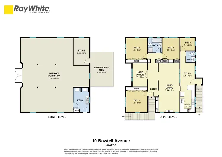 Floorplan of Homely house listing, 10 Bowtell Avenue, Grafton NSW 2460