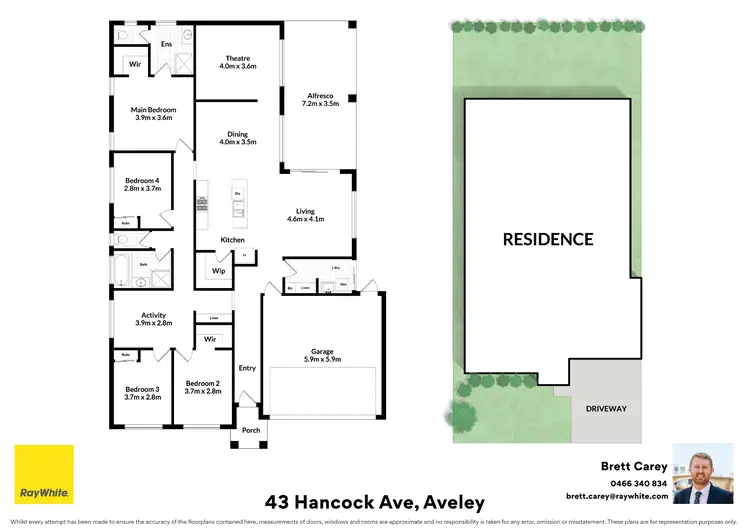 Floorplan of Homely house listing, 43 Hancock Avenue, Aveley WA 6069