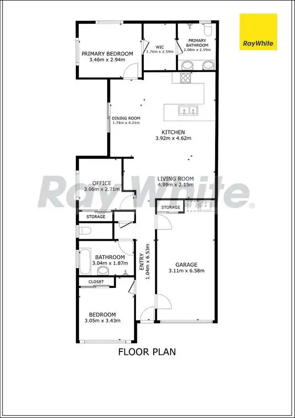 Floorplan of Homely house listing, 1/1 Woodswallow Crescent, Bli Bli QLD 4560